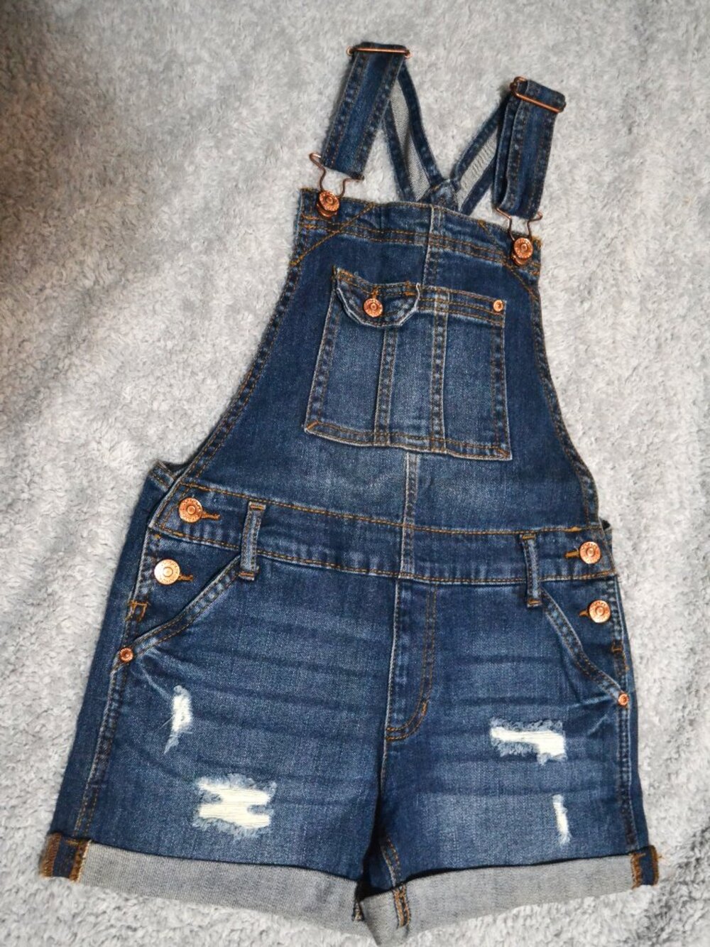 Overall Shorts